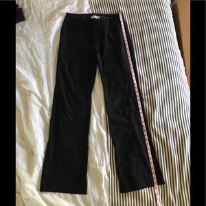 Gap woman’s Curvy 6T Stretch black straight pants